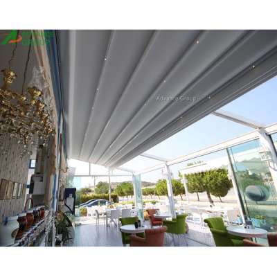 Wonderful Design Popular Chinese Style PVC Folding Deck Roof Awning