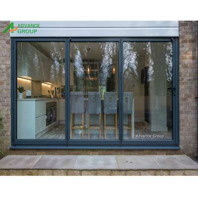 American standard aluminum bifold sliding door/ bifold hangar door