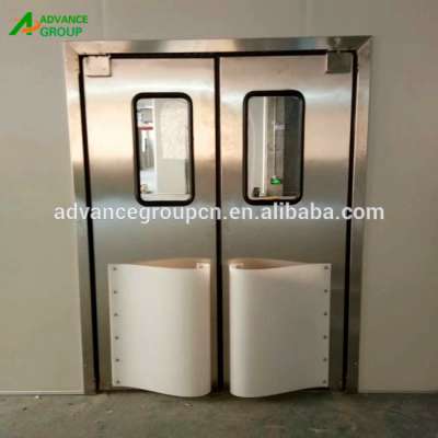 High elasticity automatic medium duty impact traffic door for supermarket