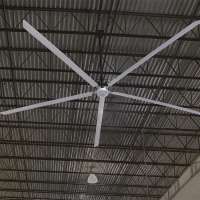 AC DC motor commercial quiet giant hvls ceiling big fan