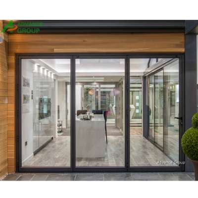 Exterior aluminum bifold folding door/  glass bifold door